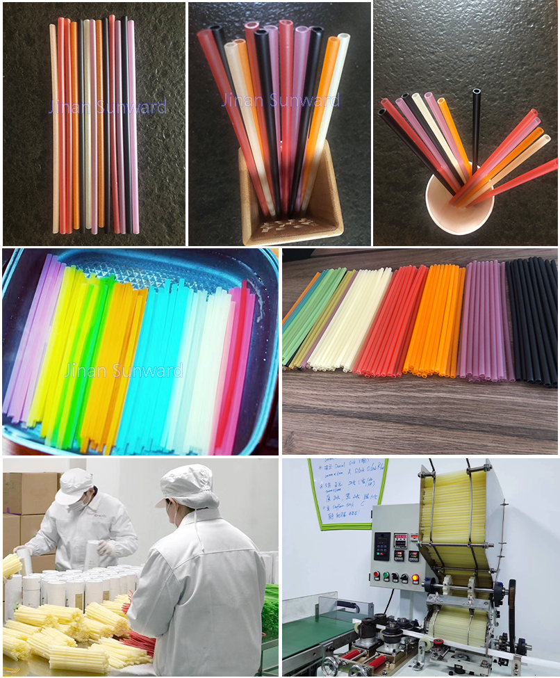 rice drinking straw production