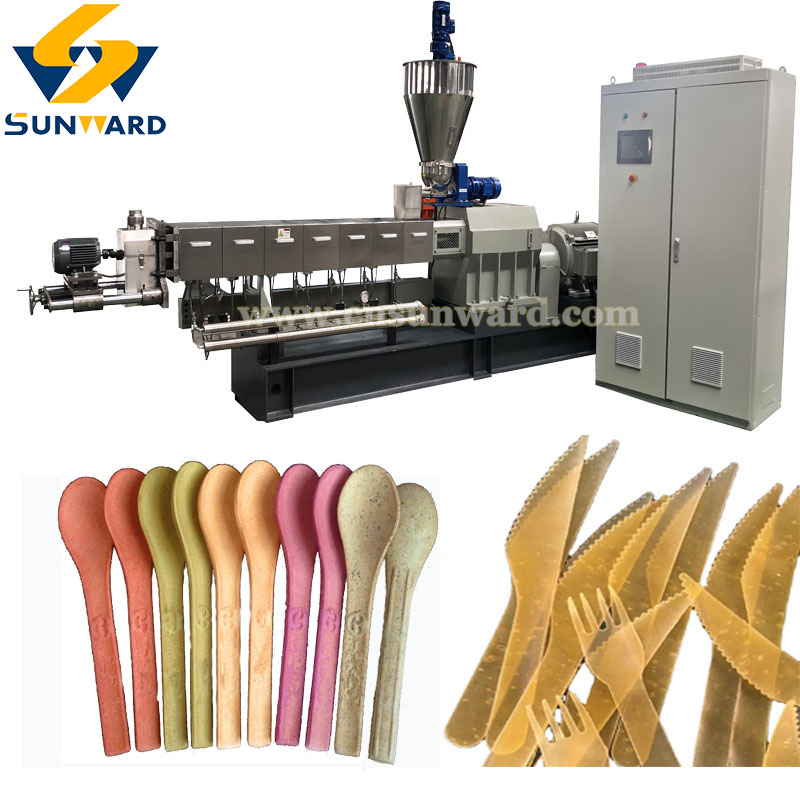 Edible tableware/dinnerware eatable fork/scoop/knife production machine