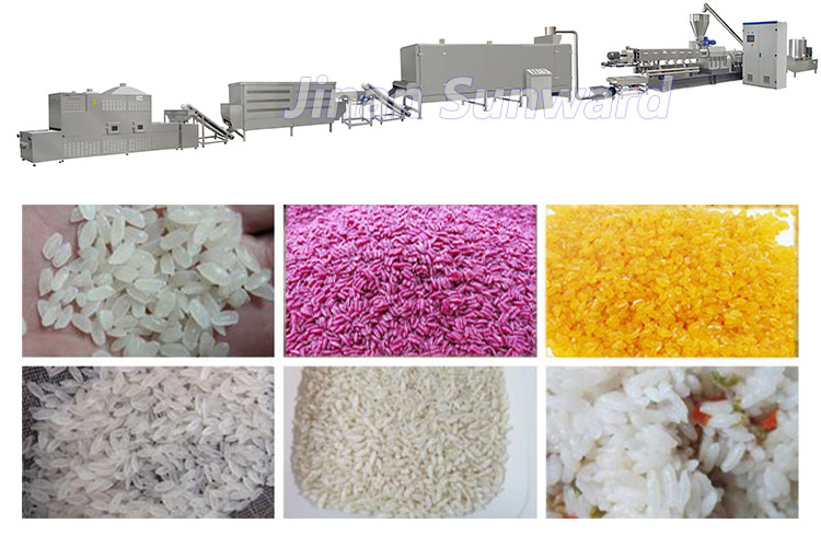 nutritional rice processing line