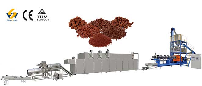 Floating & Sinking Fish Feed Processing Line