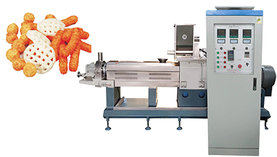 three-screw snack extruder